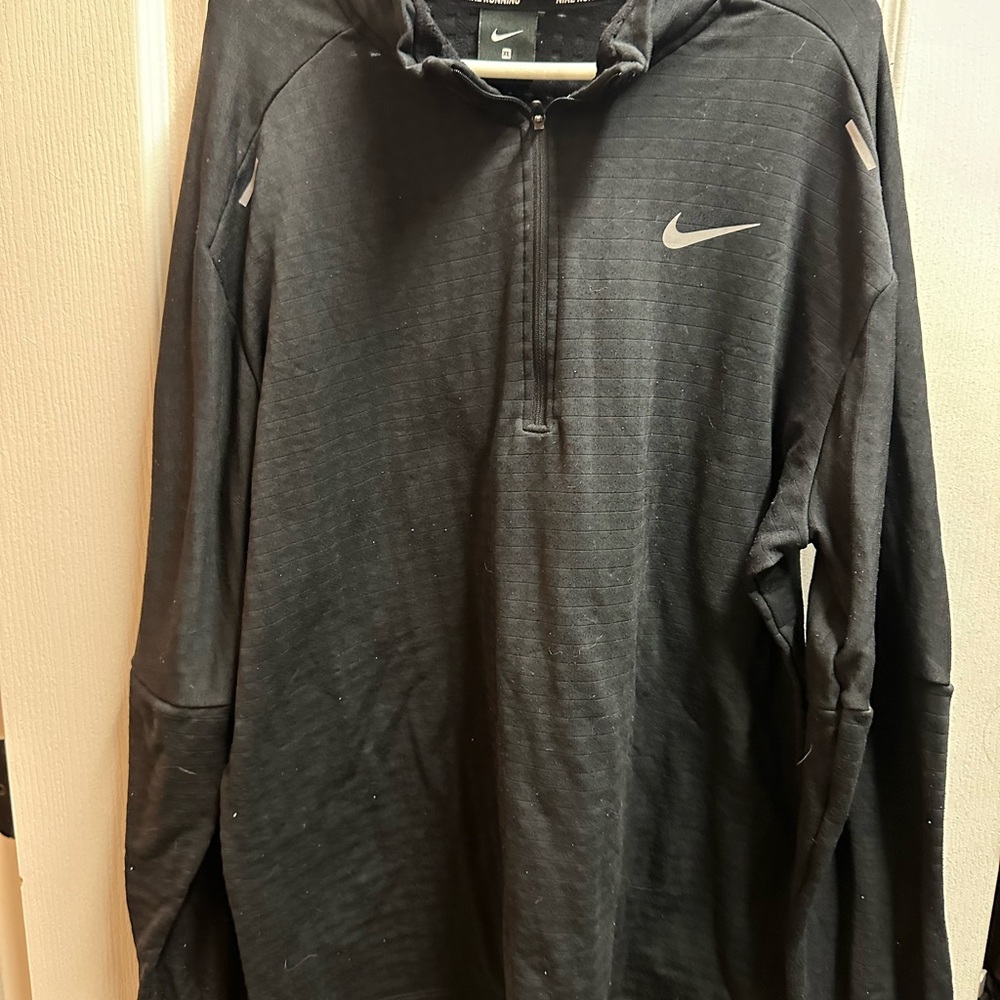 Nike running women's black Pullover Jacket size XL/ NWOT 934 - Picture 1 of 4